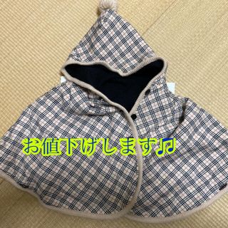 バーバリー(BURBERRY)の Baby Burberryポンチョ値下げ中(ジャケット/コート)