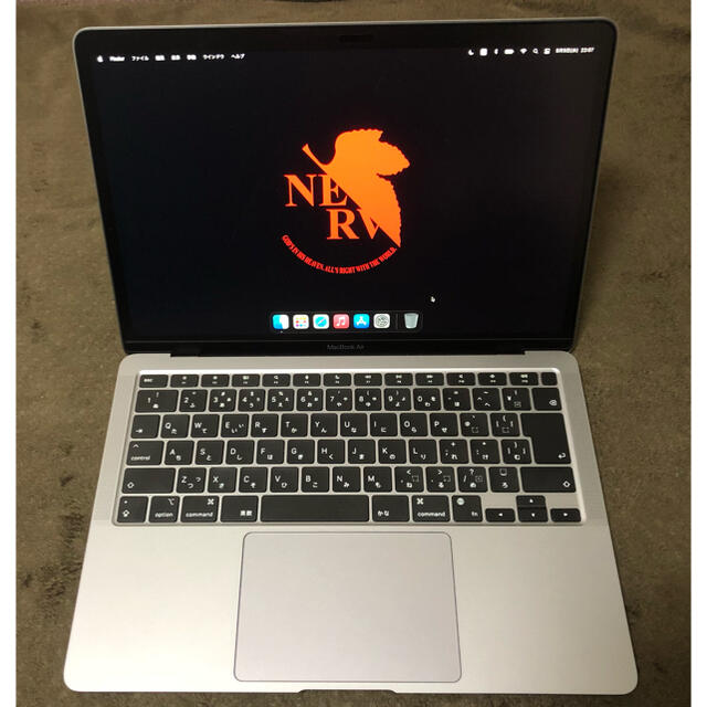 Mac (Apple)(マック)のM1 MacBook Air 256GB 8GB スペースグレイ スマホ/家電/カメラのPC/タブレット(ノートPC)の商品写真