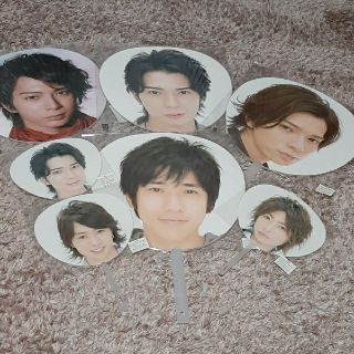 アラシ(嵐)の嵐　コンサートうちわ　Time　AROUND ASIA inDOME  dre(アイドルグッズ)