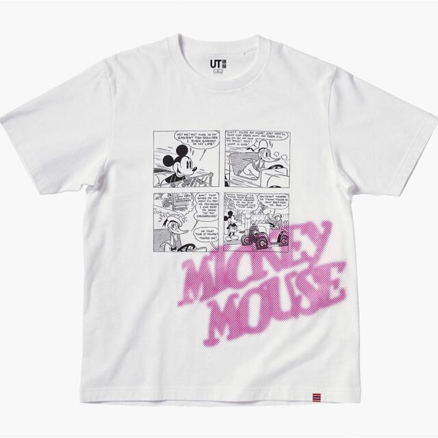 ミッキーマウス(ミッキーマウス)の佐藤可士和展 UT MICKEY MOUSE Tシャツ　Lサイズ エンタメ/ホビーのタレントグッズ(その他)の商品写真