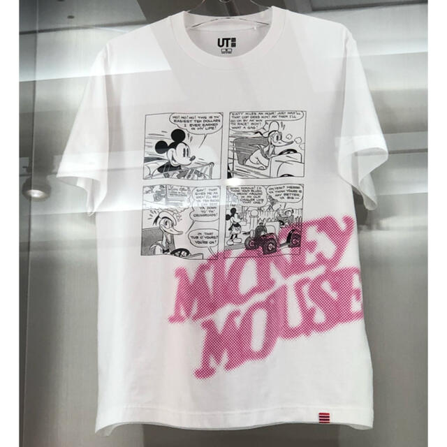 ミッキーマウス(ミッキーマウス)の佐藤可士和展 UT MICKEY MOUSE Tシャツ　Lサイズ エンタメ/ホビーのタレントグッズ(その他)の商品写真