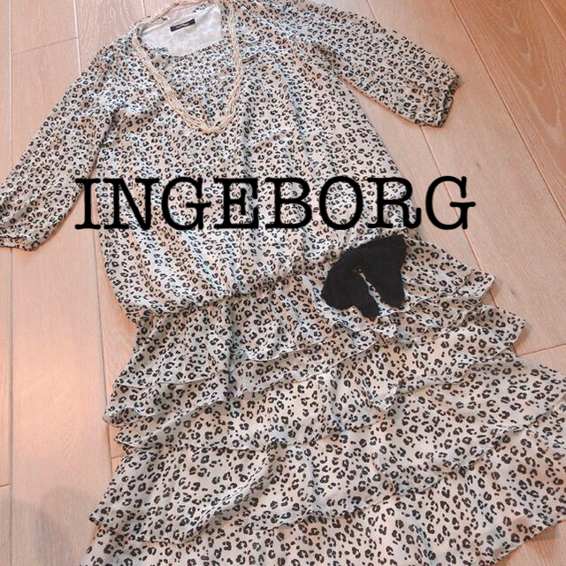 INGEBORG - 【新品】インゲボルグ チュニックワンピ 被せ段々スカート