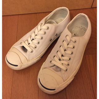 コンバース(CONVERSE)のジャックパーセル 白 ♡レザー♡(スニーカー)