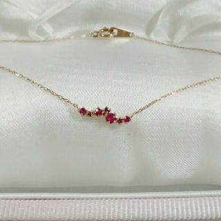 ジュエリーツツミ(JEWELRY TSUTSUMI)のK10 ルビーネックレス✨(ネックレス)