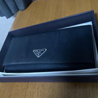 プラダ(PRADA)のPRADA 長財布 ネイビー(長財布)