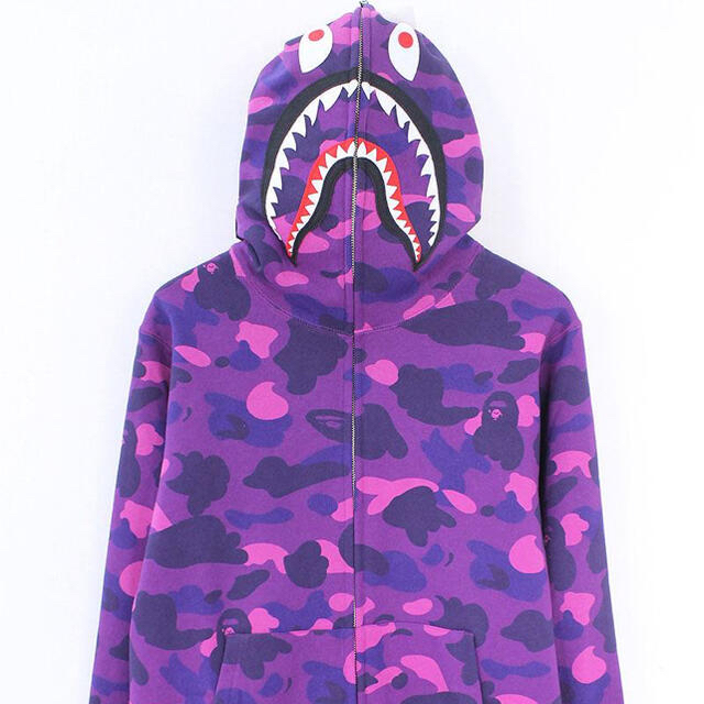 A BATHING APE ア ベイシング エイプ シャークパーカーストリートブランド