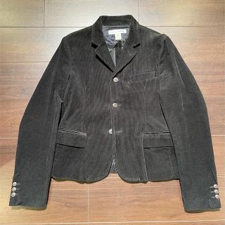 コムデギャルソン(COMME des GARCONS)のコムデギャルソン シャツ コーデュロイ ジャケット S ブラック(テーラードジャケット)