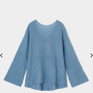 マウジー(moussy)のmoussy  BACK SHAN TUCK KNIT(ニット/セーター)