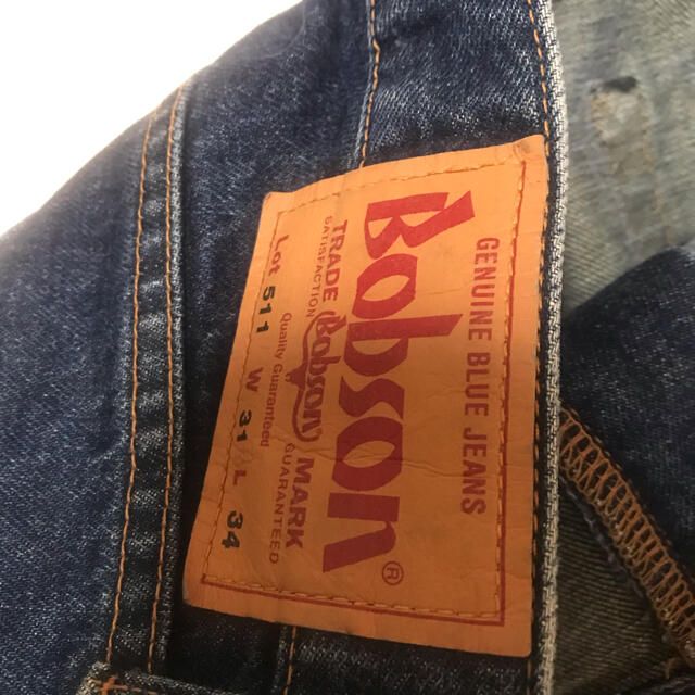Vintage bobson デニム ジーンズ w31 L34 ワイド バギー
