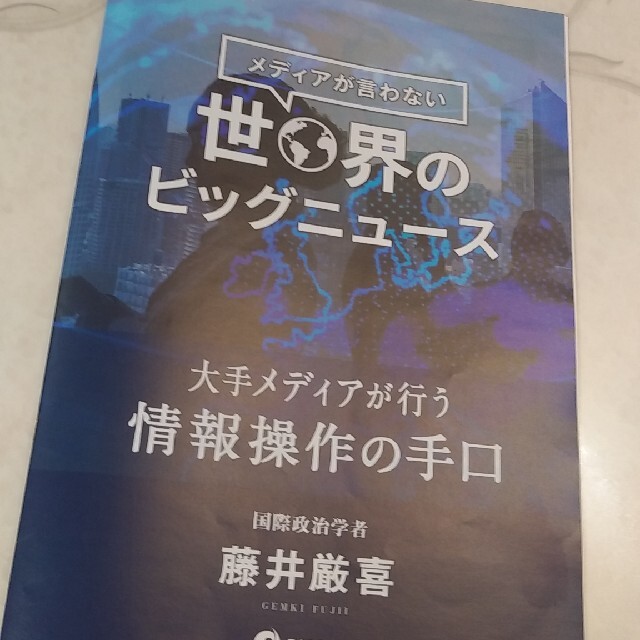 メディアが言わない世界のビックニュース✨貴重な一冊✨藤井厳喜 エンタメ/ホビーの本(アート/エンタメ)の商品写真