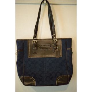 コーチ(COACH)のCOACH コーチ トートバッグ　ネイビー(トートバッグ)