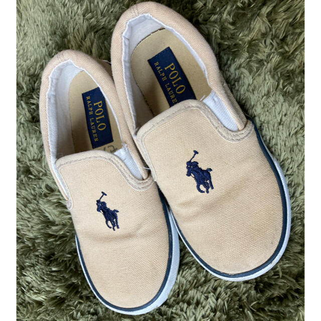 POLO RALPH LAUREN(ポロラルフローレン)のポロラルフローレン　スリッポン　17cm キッズ/ベビー/マタニティのキッズ靴/シューズ(15cm~)(スリッポン)の商品写真