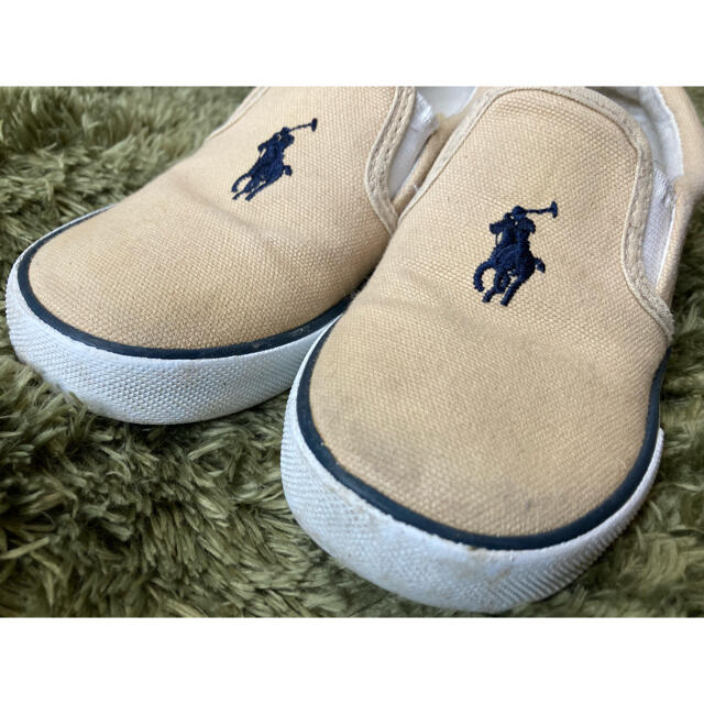 POLO RALPH LAUREN(ポロラルフローレン)のポロラルフローレン　スリッポン　17cm キッズ/ベビー/マタニティのキッズ靴/シューズ(15cm~)(スリッポン)の商品写真