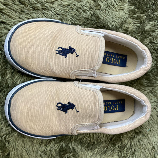 POLO RALPH LAUREN(ポロラルフローレン)のポロラルフローレン　スリッポン　17cm キッズ/ベビー/マタニティのキッズ靴/シューズ(15cm~)(スリッポン)の商品写真