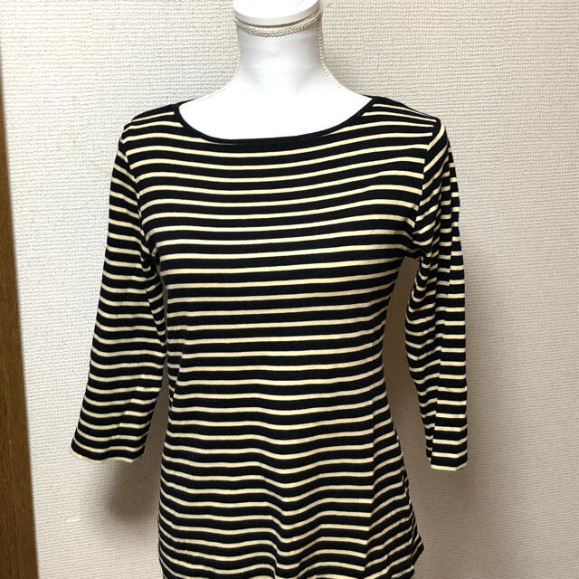 ZARA(ザラ)のザラベーシック　ボーダーカットソー  レディースのトップス(カットソー(長袖/七分))の商品写真