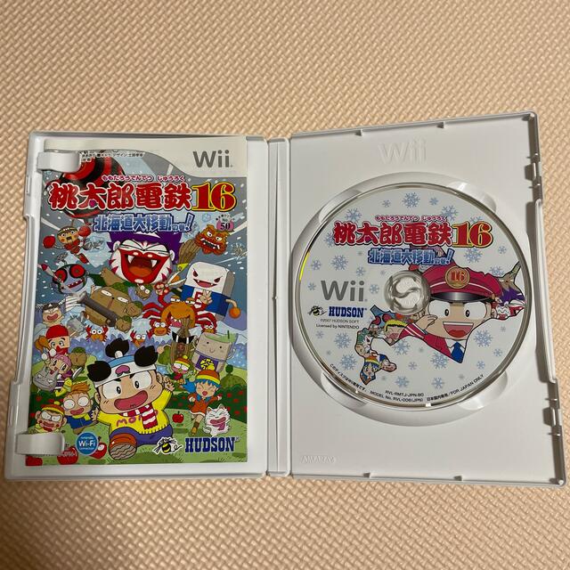 Wii(ウィー)の桃太郎電鉄16 Wii エンタメ/ホビーのゲームソフト/ゲーム機本体(家庭用ゲームソフト)の商品写真