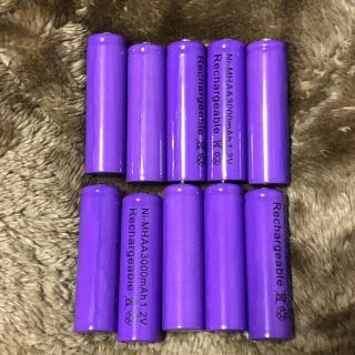 単三形充電池 AA 3000mAh 10本(その他)