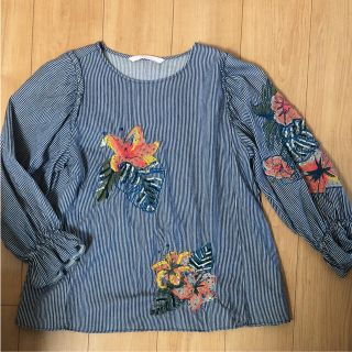 ザラ(ZARA)のZARA刺繍チュニック(チュニック)