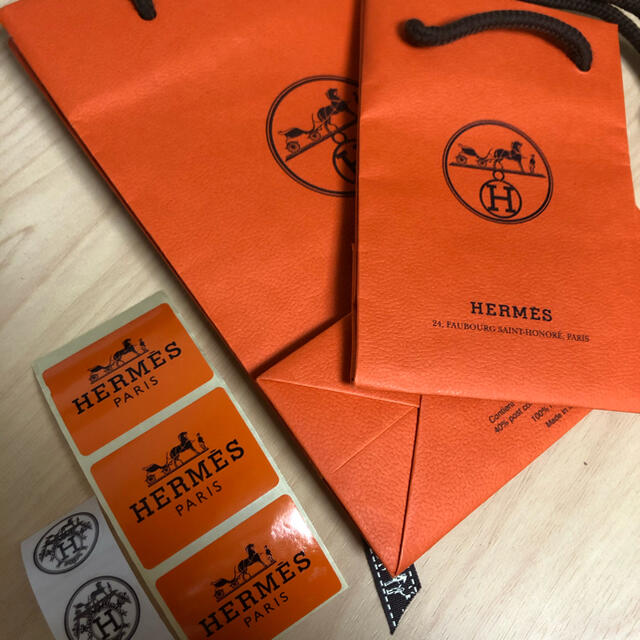 Hermes(エルメス)の【HERMES】シール ショップ袋セット レディースのバッグ(ショップ袋)の商品写真