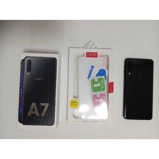 SIMフリー Galaxy A7 <ブラック>　モバイル 1