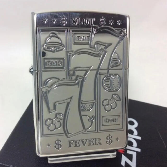 ZIPPO(ジッポー)のZippo ライター 777ジャックポット/銀シルバー メンズのファッション小物(タバコグッズ)の商品写真