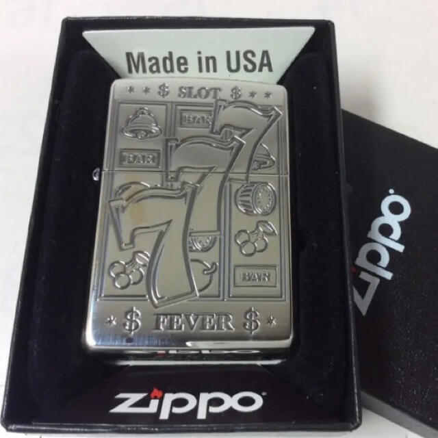 ZIPPO(ジッポー)のZippo ライター 777ジャックポット/銀シルバー メンズのファッション小物(タバコグッズ)の商品写真