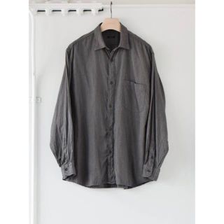 コモリ(COMOLI)の新品未使用 COMOLI コモリ ヨリ杢 シャツ GRAY 21SS 1LDK(シャツ)