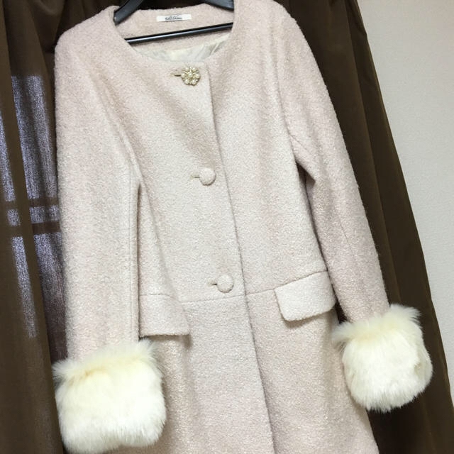 fifth(フィフス)の新品♡ピンクコート♡ レディースのジャケット/アウター(ノーカラージャケット)の商品写真