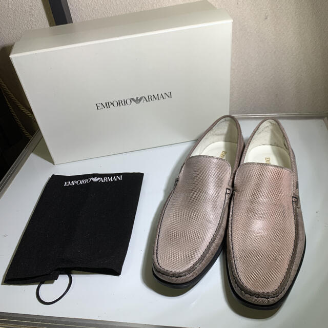 新品　EMPORIO ARMANI エンポリオアルマーニ　ローファー　革靴　40メンズ