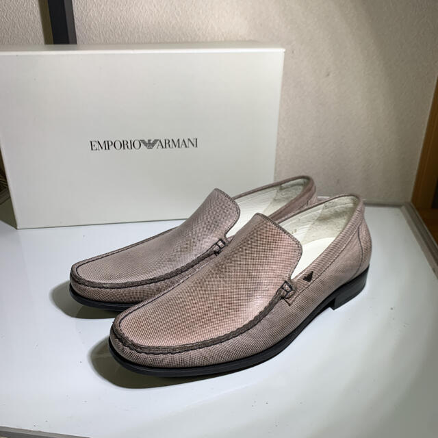 新品　EMPORIO ARMANI エンポリオアルマーニ　ローファー　革靴　40メンズ