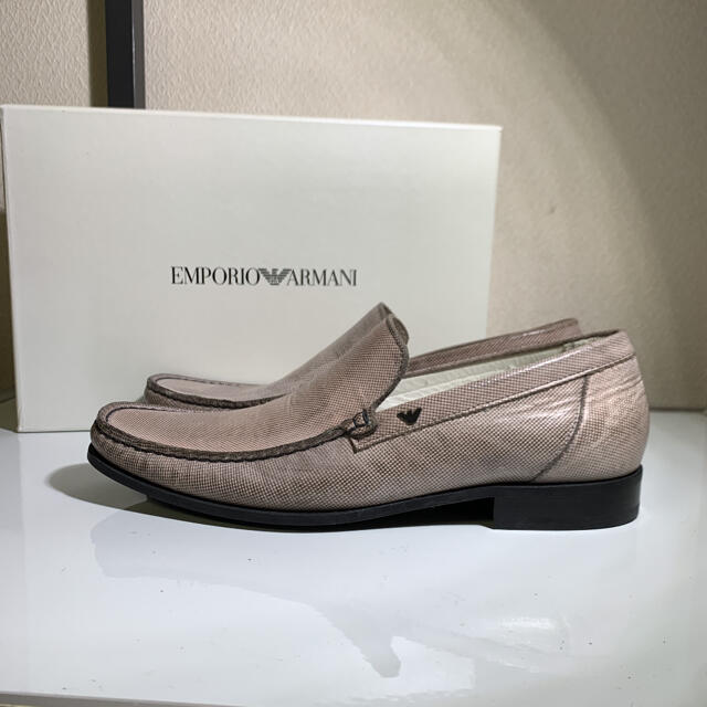 新品　EMPORIO ARMANI エンポリオアルマーニ　ローファー　革靴　40メンズ