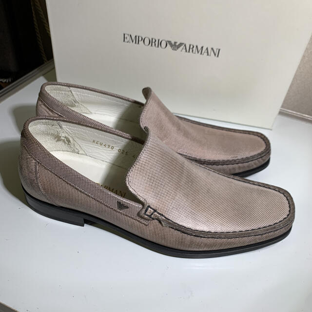 新品　EMPORIO ARMANI エンポリオアルマーニ　ローファー　革靴　40メンズ