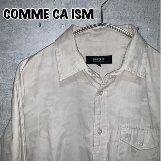 コムサイズム(COMME CA ISM)のCOMME CA ISM/コムサイズム　７分丈　迷彩シャツ(Tシャツ/カットソー(七分/長袖))