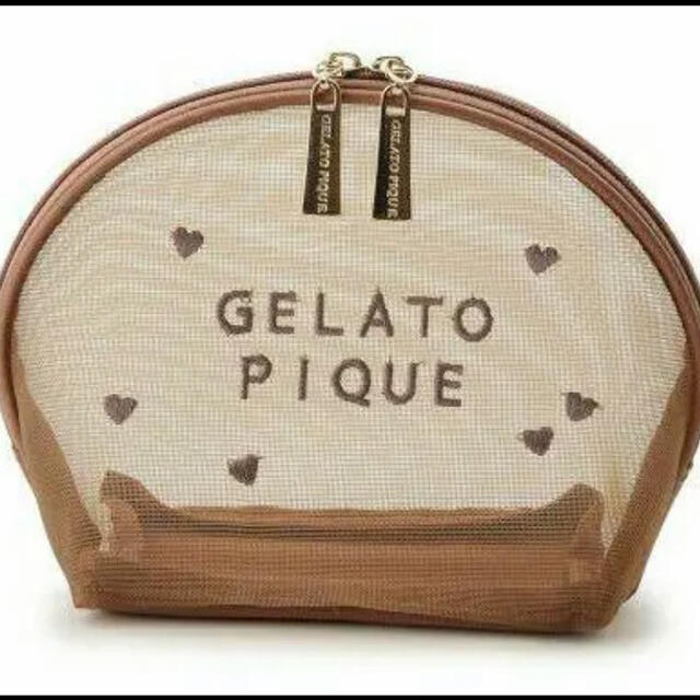 gelato pique(ジェラートピケ)のジェラートピケ❤︎メッシュポーチ(新品タグ付き) レディースのファッション小物(ポーチ)の商品写真