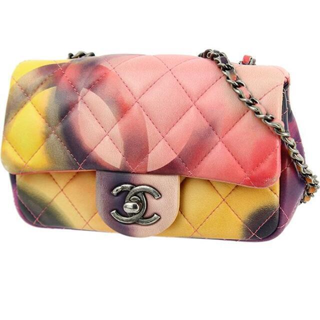 CHANEL - h-b392 シャネル チェーンショルダーバッグ ミニマトラッセ ラムスキン