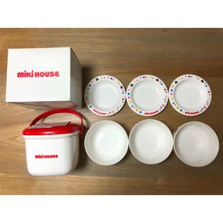 ミキハウス(mikihouse)の新品未使用 ミキハウス ノベルティ ピクニックセット ☆非売品☆(プレート/茶碗)