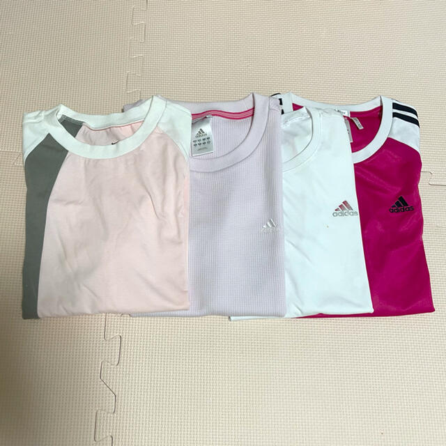 NIKE(ナイキ)のnike adidas スポーツウェア Tシャツ ４枚セット スポーツ/アウトドアのランニング(ウェア)の商品写真