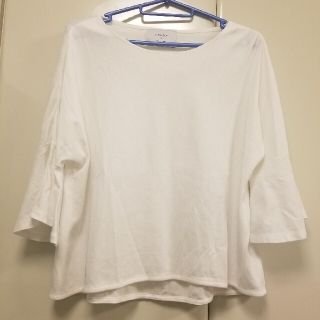 ステュディオス(STUDIOUS)のStudious 白 カットソー Tシャツ(カットソー(半袖/袖なし))