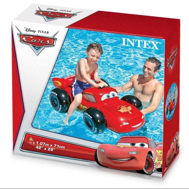 新品未開封　カーズ　浮き輪　フロート　海水浴　プール　子供用 スポーツ/アウトドアのスポーツ/アウトドア その他(マリン/スイミング)の商品写真