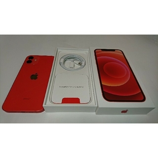 アイフォーン(iPhone)の【新品】 iPhone12 64GB Red (スマートフォン本体)