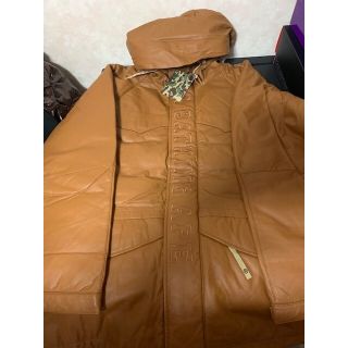 アベイシングエイプ(A BATHING APE)のエイプ スノボJKT カウレザー(レザージャケット)