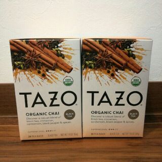 スターバックスコーヒー(Starbucks Coffee)のタゾティー　オーガニック　チャイティー　TAZO【40袋】(茶)