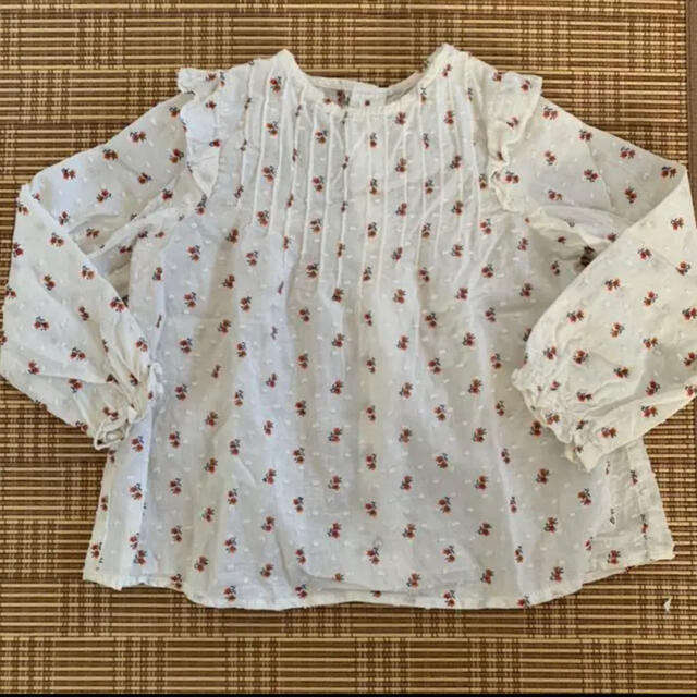 ZARA KIDS(ザラキッズ)のZARA シフォンブラウス　98 キッズ/ベビー/マタニティのキッズ服女の子用(90cm~)(ブラウス)の商品写真