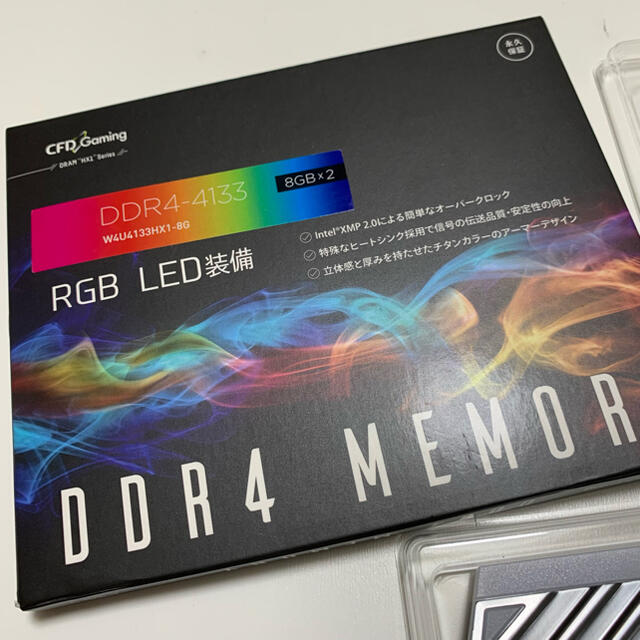 CFD Gaming DDR4 4133MHz 16GB ゲーミングメモリHX1PCパーツ