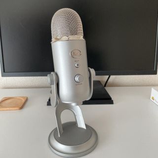 Blue yeti シルバー コンデンサーマイク(マイク)