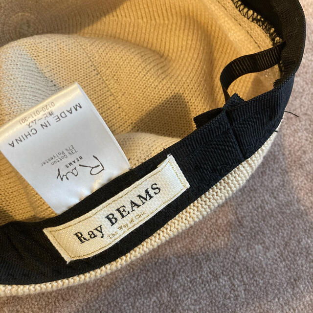 BEAMS(ビームス)のRay BEAMS  春夏コットンニットベレー レディースの帽子(ハンチング/ベレー帽)の商品写真