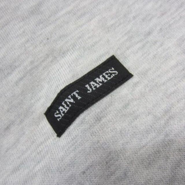 SAINT JAMES(セントジェームス)の【新品】[T4] セントジェームス ピリアック 杢ライトグレー piriac メンズのトップス(Tシャツ/カットソー(半袖/袖なし))の商品写真