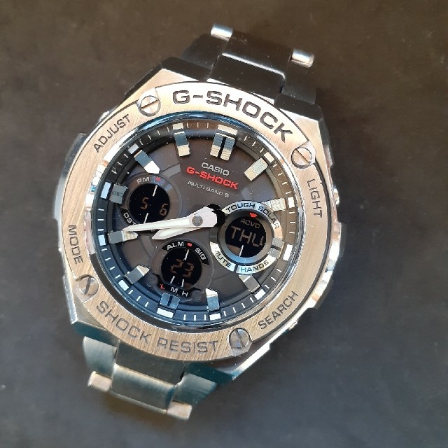 G-SHOCK(ジーショック)のGST-W110D-1AJF  G-SHOCK 電波ソーラー Gスチール メンズの時計(腕時計(アナログ))の商品写真