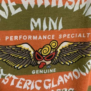 ヒステリックミニ(HYSTERIC MINI)の【ヒスミニ】ドラゴンミニちゃんボーダー半袖Tシャツ♪~140~(Tシャツ/カットソー)