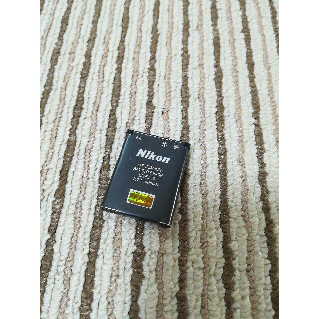 Nikon(ニコン)のニコン バッテリー en-el10 スマホ/家電/カメラのカメラ(その他)の商品写真